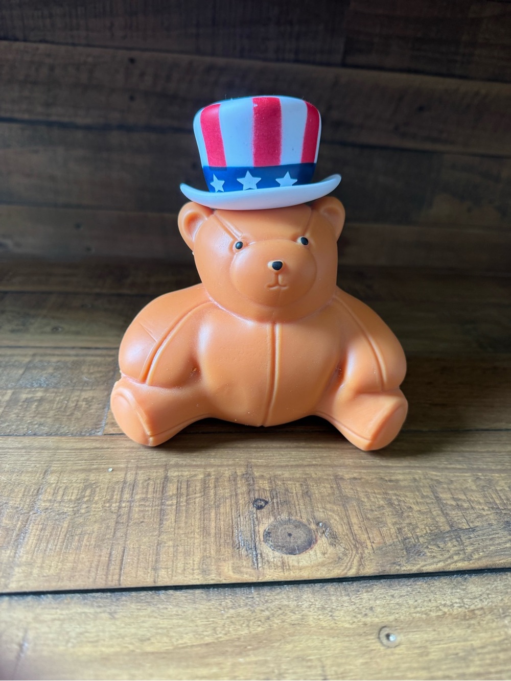 Squeezy Patriotic Bear